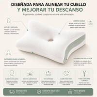 Zyveno Pillow — Almohada Ergonómica Viscoelástica